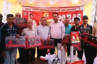 महाजन सैनीटरी सटोर किला कोठी चौंक करतारपुर द्वारा हुआ पलंवर मीटिंग का आयोजन