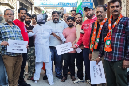 मान सरकार हर मोर्चे पर फेल, पिछले तीन सालों से पंजाब में सिर्फ भ्रष्टाचार और गुंडाराज का बोलबाला - एडवोकेट कृष्ण कुमार